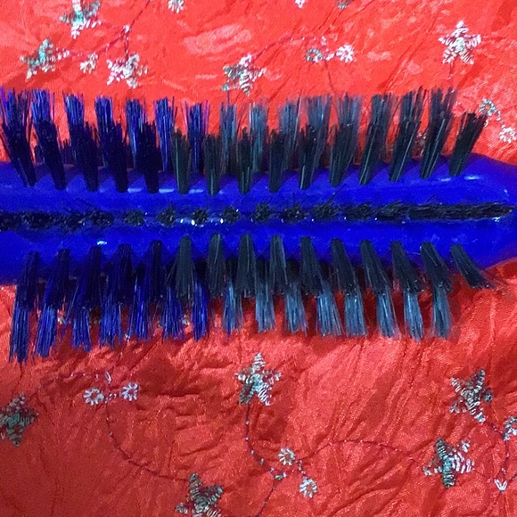 NWT GRAND GALA by MONROE Natural Bristles Styling Brush Extra Lightweight Blue - Picture 3 of 9